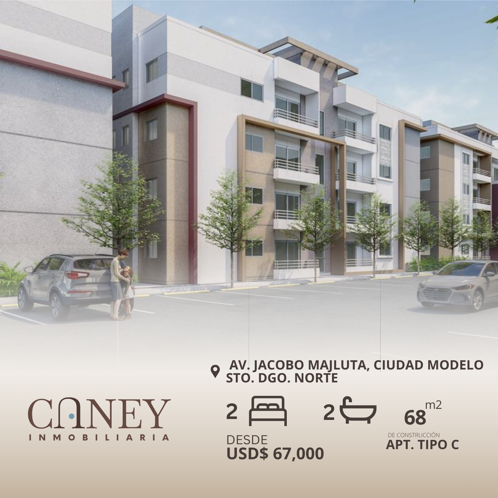 Apartamento - CIUDAD MODELO (TIPO C)